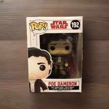 Funko Pop! Star Wars #192 Poe Dameron Vinyl Bobble-Head Figure Disney - £4.42 GBP