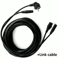 10m (8+2) AC Power &amp; Signal XLR Cable set for 2 active speakers/mixer co... - £20.83 GBP