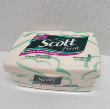 Vintage 1995 Scott Fresh Sofkins Personal Cleansing Cloths New Sealed Prop - NOS - £72.70 GBP