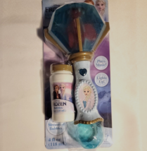 Disney Princess Bell Lights and Sounds Bubble Wand NEW Blue Handle Frozen - £19.02 GBP
