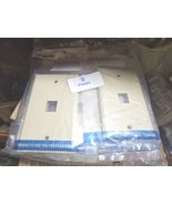 QTY--10  SINGLE PORT 1-PORT IVORY FACEPLATE  TA-1111IV DYNAFLEX  10pcs - $8.55