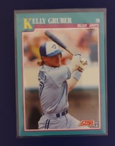 1991 Score Kelly Gruber Toronto Blue Jays #595 - £1.50 GBP
