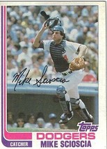 1982 Topps Mike Scioscia LA Dodgers #642 Baseball Card - £1.55 GBP