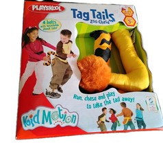 Playskool Tag Tails Zoo Chase Vintage Game Kid Motion 4 Belts w Detachab... - $18.99