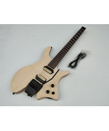 fan fret rosewood fingerboard headless electric guitar No Paint S186 - $239.00