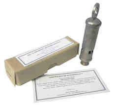 WW1 Whistle Army RAF RFC Signalling Metropolitan Nickel plated 1917 Dist... - $39.99