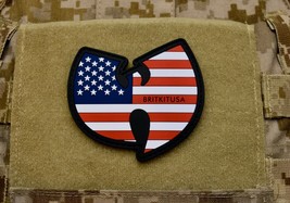 Stars &amp; Stripes 3D PVC Morale Patch America Flag Old Glory USA Tao of Wu... - £6.41 GBP