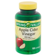 Spring valley apple cider vinegar capsules, 450 mg, 100 count+ - $15.83