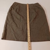 Jones New York Women's Brown Wool Blend Lined Pencil Pull-On Skirt Size 12 image 14