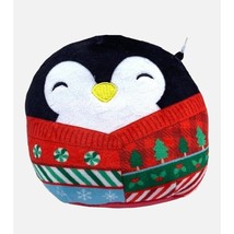Luna the Christmas Penguin 4.5&quot; Squishmallows Plush Stuffed Animal - £13.04 GBP