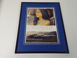 2015 Buick Blue Hair Girl Framed 11x14 ORIGINAL Advertisement - $34.64