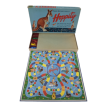 ~RARE~ Vintage 1961 Parker Brothers HOPPITY Kangaroo Board Game COMPLETE - £79.93 GBP