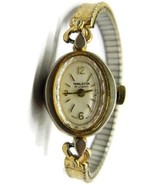 TARLETON 17 Jewels Rare Vintage Gold Ladies Oval Watch Manual-Swiss PART... - £23.71 GBP