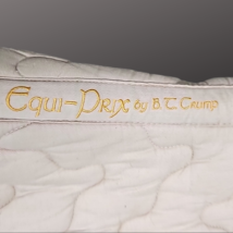 Equi-Prix BT Crump English All Purpose Saddle Pad White Purple Pre-Owned image 4
