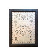 Caroline Sayer 1834 Sampler - Cross Stitch Patten - $21.99