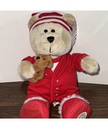 68th Edition Starbucks 2007 Bearista Bear Plush 10&quot; In PJs Holding Small... - $251.60 MXN