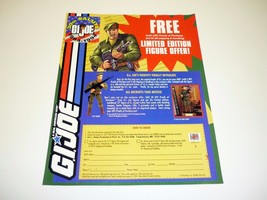 GI Joe Joe Colton Order Form Vintage Free Limited Edition Figure Offer 1993 - £1.16 GBP