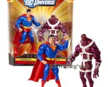 Yr 2010 DC Universe Classics Figure Set - POWER STRUGGLE - SUPERMAN vs. ... - $79.99