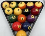 VTG Brunswick Billiard Pool Ball Set Rack Brunswick Triangle - £30.29 GBP