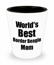 Border Beagle Mom Shot Glass Worlds Best Dog Lover Funny Gift For Pet Owner Liqu - £10.09 GBP