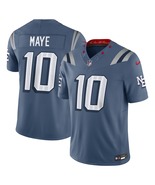New Drake Maye NE Patriots Pats Rivalries F.U.S.E Storm Blue - $49.00