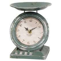 New small Scale Clock in Duck Blue metal - $32.00