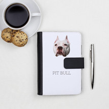 Notebook, book with a American Pit Bull Terrier dog. A new collection with the g - £35.65 GBP