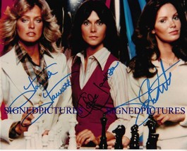 Charlies Angels Cast Signed Autograph 8X10 Rp Photo Farrah Fawcett + - £14.41 GBP