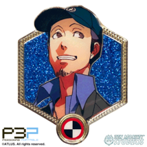 Persona 3 Portable Junpei Iori Gold Enamel Pin Figure Official Atlus Reload - £7.69 GBP