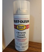 Rust-Oleum CRYSTAL CLEAR ENAMEL 7701830 Protective Spray Paint 12oz NEW ... - £6.73 GBP