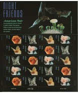 Night Friends American Bats Sheet Sheet of Twenty 37 Cent Postage Stamps... - $12.95