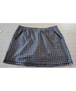 Talobots Black &amp; White Geometric Print Skorts Size XXL Zippered Pockets - $19.79