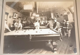 Idaho Billiards Pool Hall Brunswick Tables Antique 1910s Framed Photo MW... - £308.48 GBP