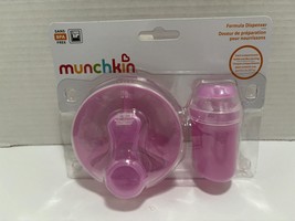 Munchkin Powdered Formula Dispenser Combo Pack Pink New Sealed - £5.08 GBP