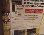 Wine Spectator Magazine 30 giugno 2019 numero Peterson Family/California... - $4.75