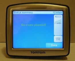 TomTom Tom Tom One  N14644 Automotive GPS 4.3" Touchscreen UNIT ONLY - $24.70