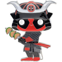 Deadpool Taco Samurai 4&quot; Pop! Enamel Pin - £26.92 GBP