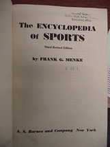 The Encyclopedia of Sports, Third Revised Edition [Hardcover] Frank G. Menke - £15.79 GBP