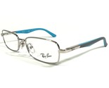 Ray-Ban RB1035 4017 Kinder Brille Rahmen Silber Blau Rechteckig 47-15-125 - $37.03