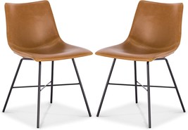 Poly and Bark Paxton Dining Chair, Set of 2 Tan - £212.92 GBP