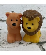 Fisher Price Little People Noahs Ark Replacement Lion Pair - $6.92