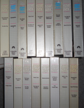 Star Trek &amp; Star Trek The Next Generation NTSC VHS tape collection - £7.83 GBP