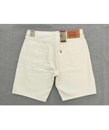 Levis Red Tab 501 Mens 36 Off-White Hemmed 9&quot; Denim Jean Shorts - €38,90 EUR
