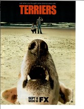 2010 Print Ad Terriers Television Series FX You Thought Crime Dramas Wer... - £10.00 GBP