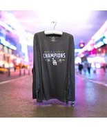 Fanatics Dodgers 2020 World Series Champions Graphic Print Long Sleeve S... - $460.27 MXN