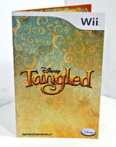 Instruction Booklet Manual Only Tangled Disney Interactive Wii 2010 No Game - $7.50