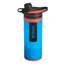 Grayl Geopress 24 Oz Water Purifier Bottle - Filter For Hiking,, Bali Blue - £98.42 GBP