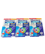 LOTOF 3 Mucinex Fast-Max Day Cold + Flu &amp; Night Night Time Cold + Flu 40... - $34.51