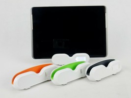 Tablet/Device Stand w/Stylus, Silicone Holder, Choice of Colors, Sweda #... - £5.43 GBP