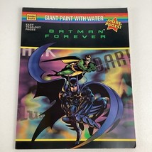Batman Forever Giant Paint with Water Golden Books Easy Tear Out Pages V... - $19.75